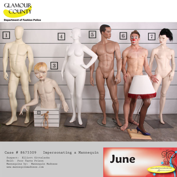 Naked Clown Calendar 29