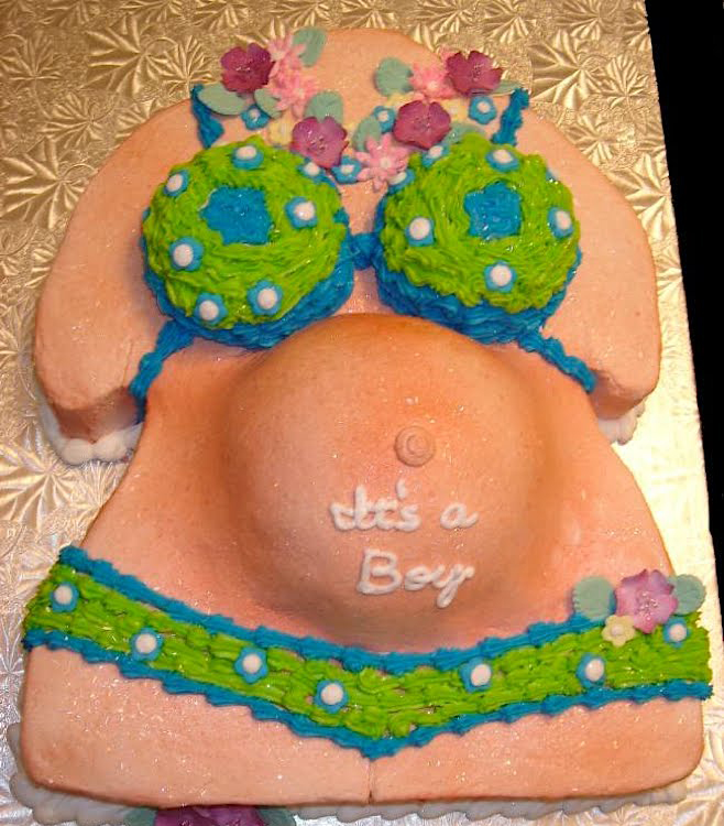 bad Baby Shower cake