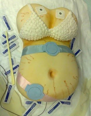bad Baby Shower cake