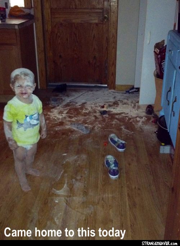 funny things ruined by kids