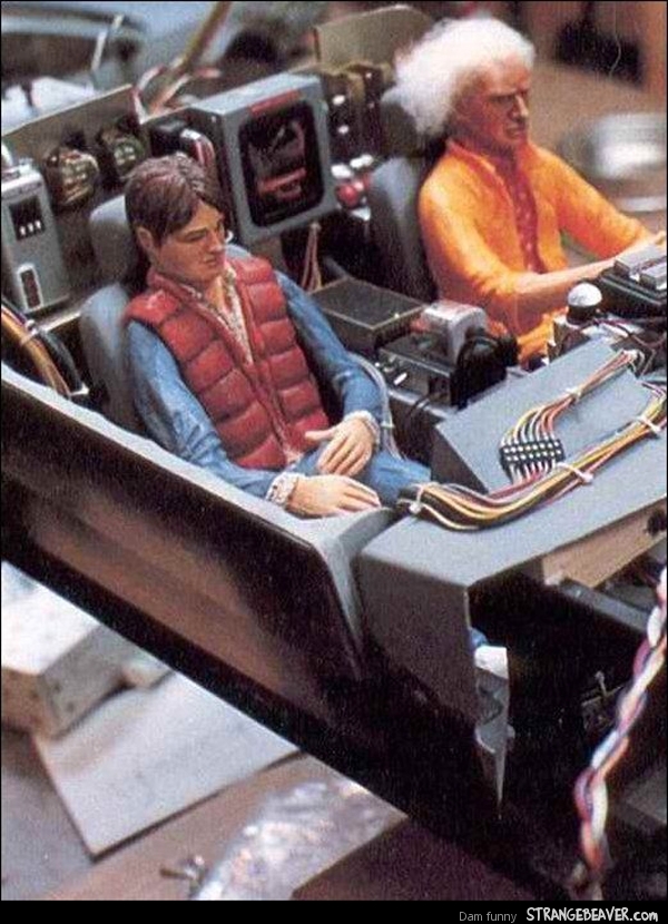 pictures from behind the scenes of back to the future