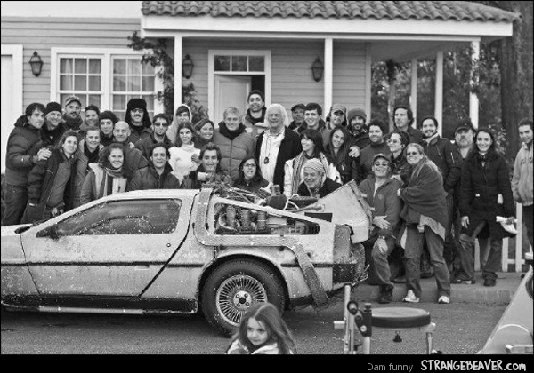 pictures from behind the scenes of back to the future