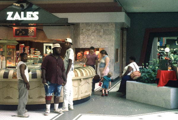 interesting 90s pictures from a mall