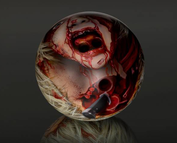severed head bowling ball