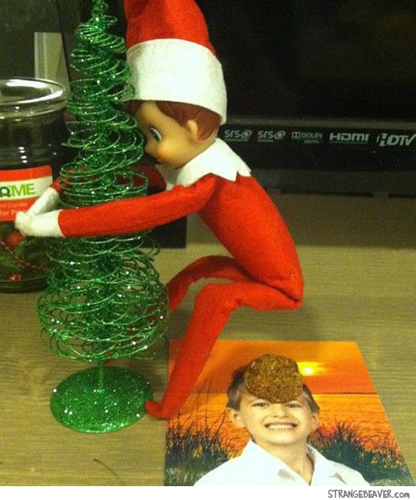 funny elf on the shelf
