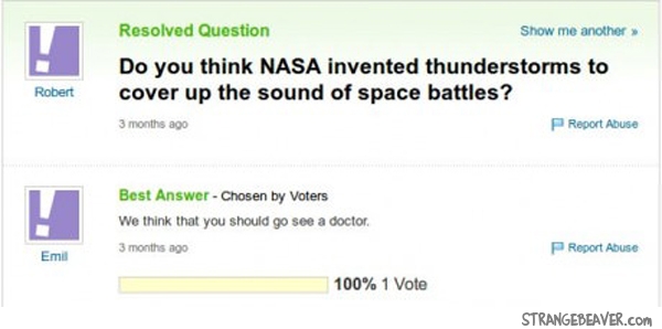 funny yahoo answers