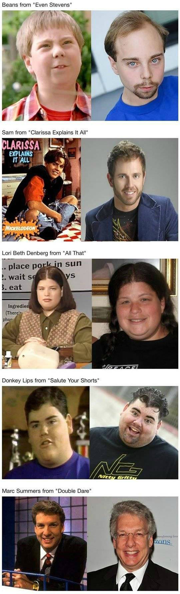 kid show celebrity then and now