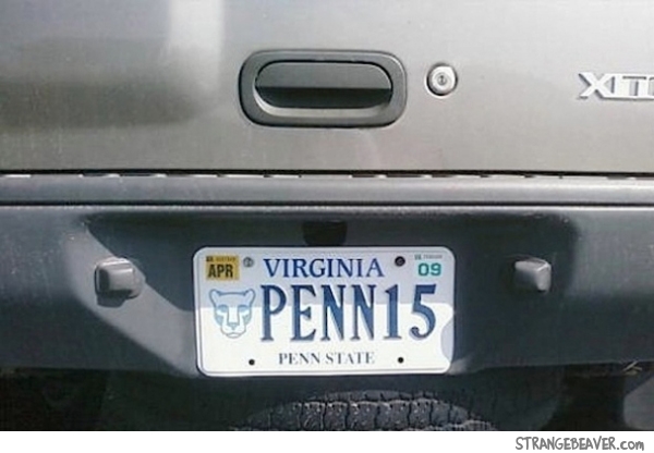 funny license plate