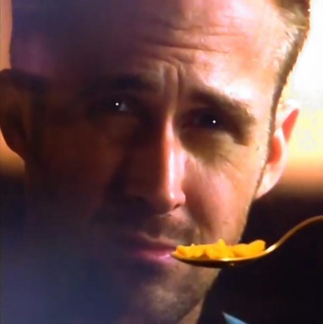 ryan gosling won't eat his cereal
