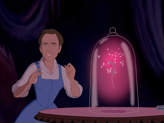 Nicolas Cage As Your Favorite Disney Princesses