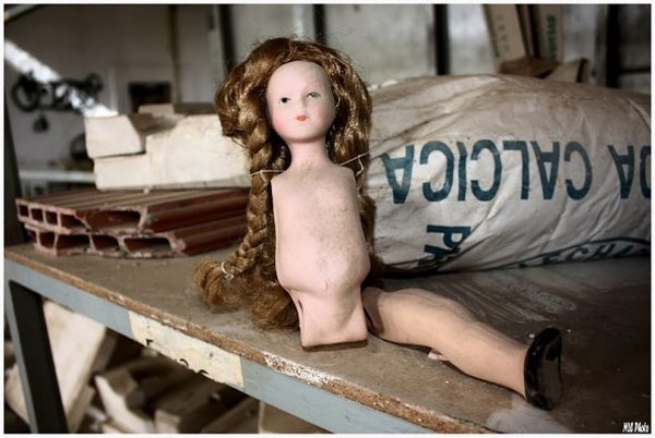 abandoned doll factory in spain