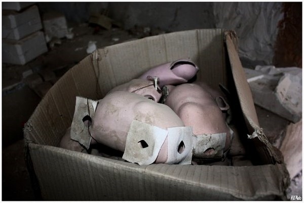 abandoned doll factory in spain