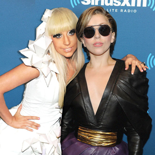 Celebrities Posing With Younger Versions Of Themselves-Lady Gaga