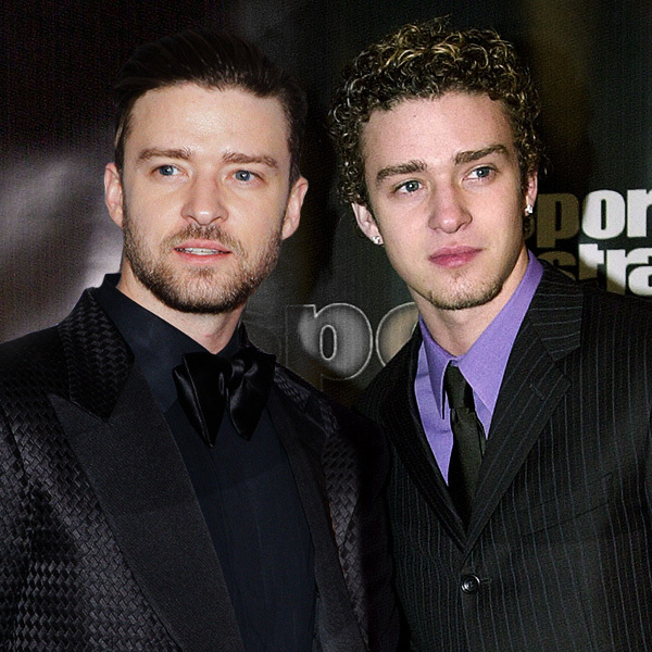 Celebrities Posing With Younger Versions Of Themselves-Justin Timberlake