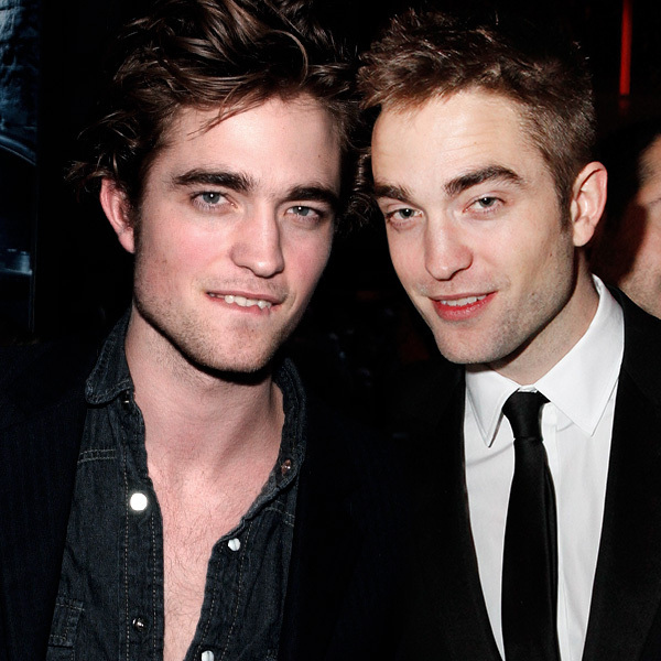 Celebrities Posing With Younger Versions Of Themselves-Robert Pattinson