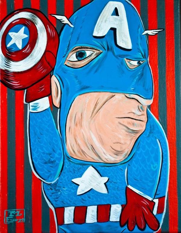 comic book characters by picasso
