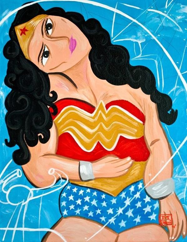 comic book characters by picasso
