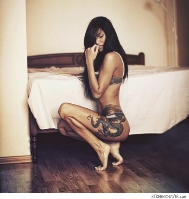 Beautiful Girl With Tattoos