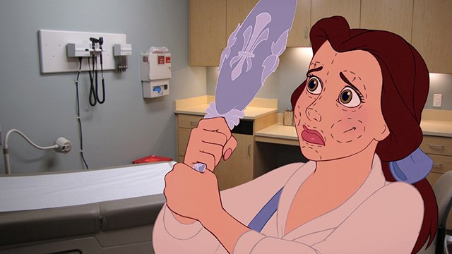 Disney characters in unfortunate situations
