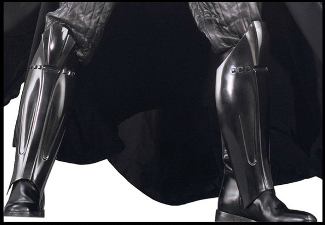 details on darth vader's armor suit