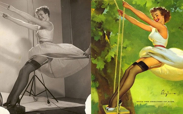 inspiration behind classic pin-up images