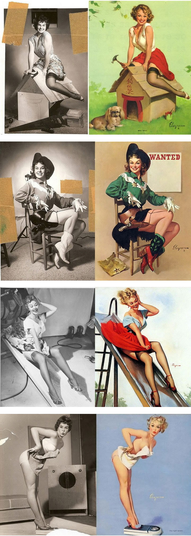 inspiration behind classic pin-up images