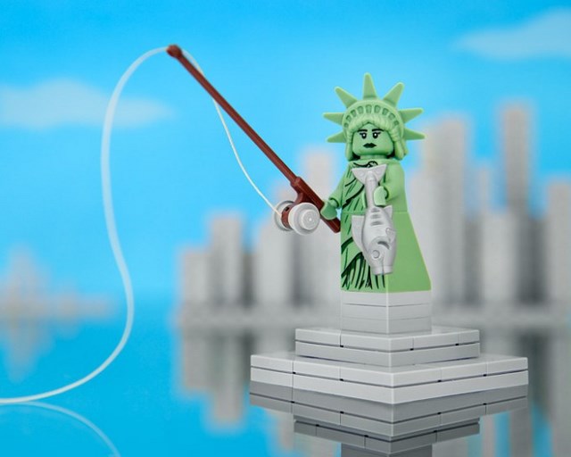 Lego state diorama New York 