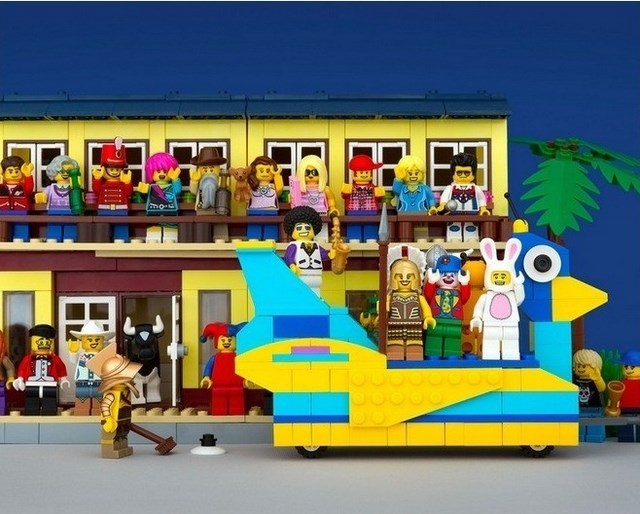 Lego state diorama Louisiana 