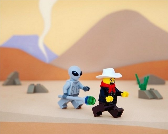 Lego state diorama New Mexico 
