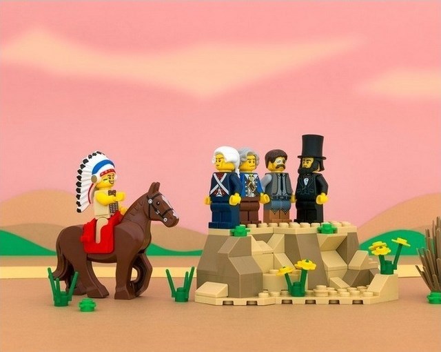 Lego state diorama South Dakota 
