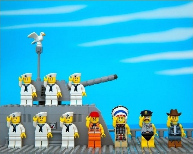 Lego state diorama Virginia 