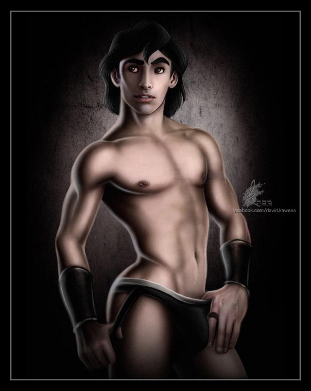 Hunkified Illustrations Of Male Disney Characters 