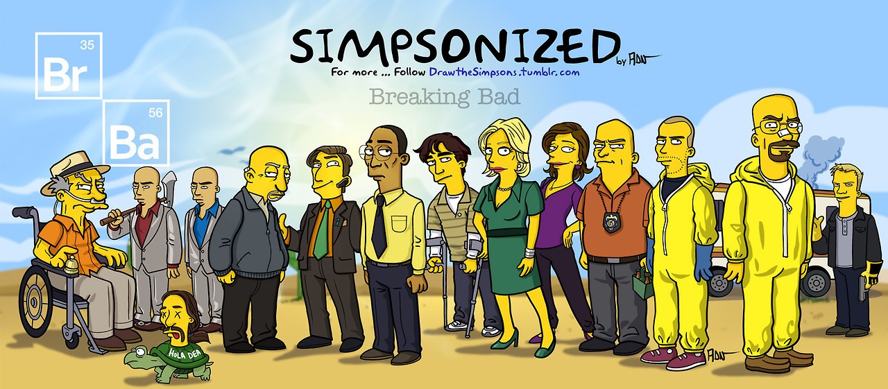 TV and movie characters with a Simpson's makeover
