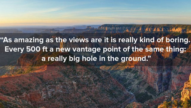 Bad Yelp review of a national park