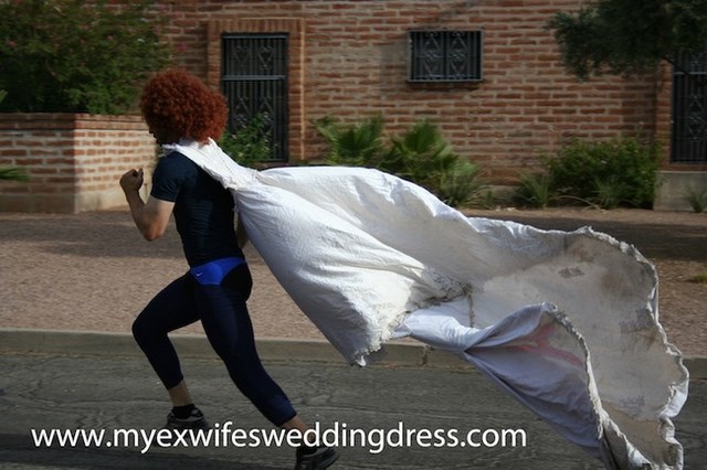Fun things to do with ex wife's wedding dress