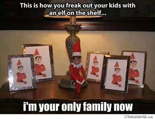 funny Elf On The Shelf