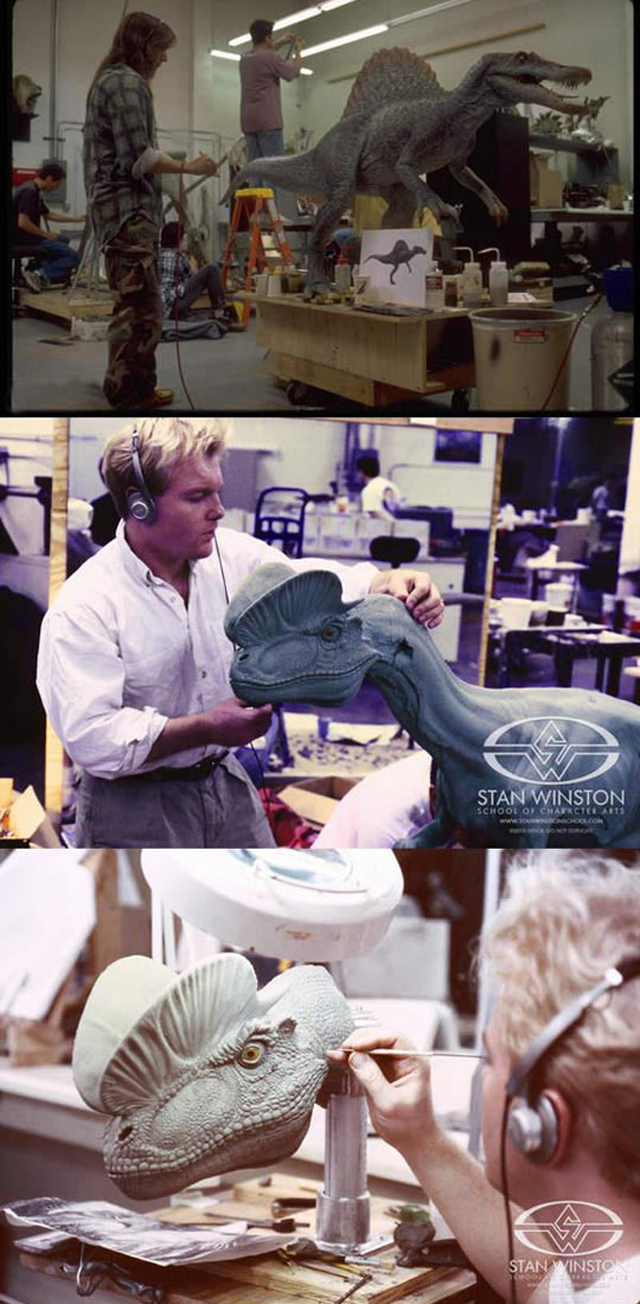 Jurassic Park Dinosaurs Behind These Scenes