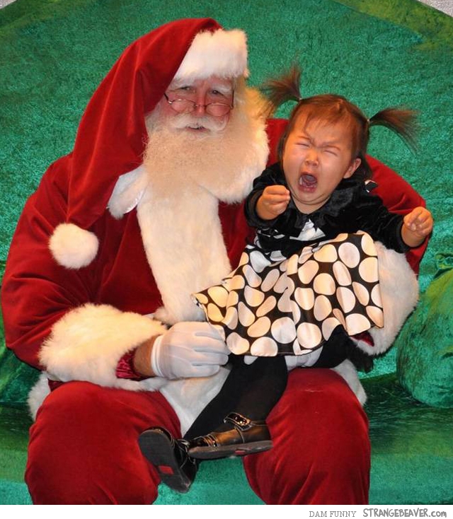 Funny pictures with Santa