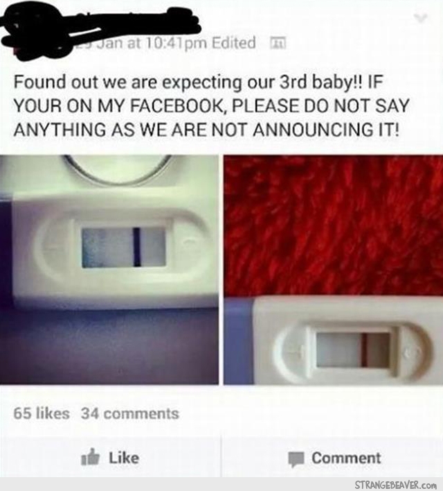 Funny Facebook Fail