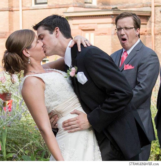 Funny wedding picture