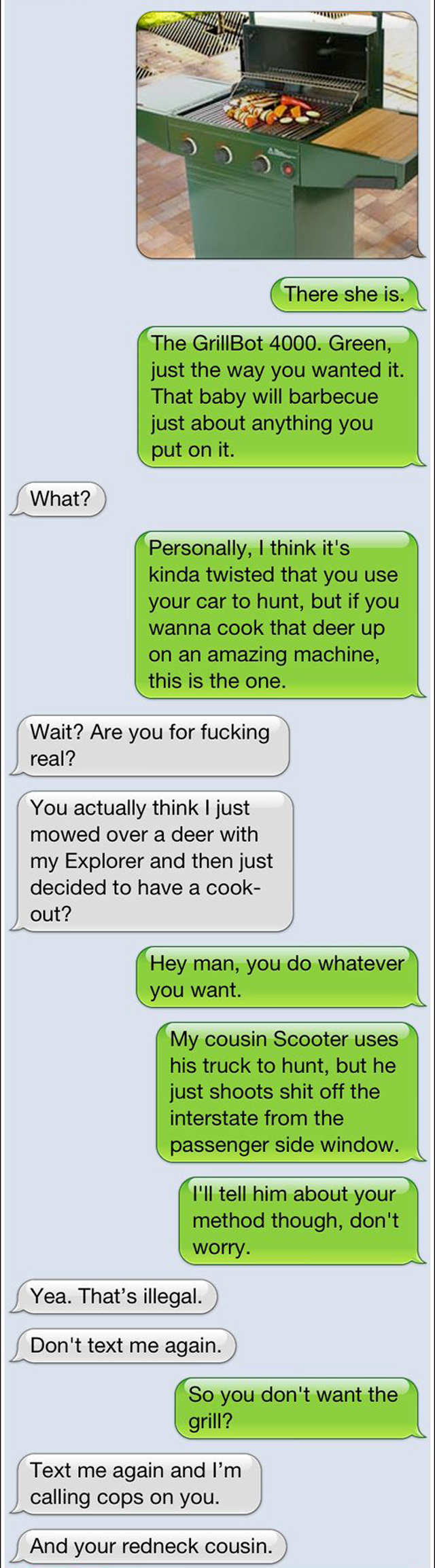 Text Trolling The Deer Hunter