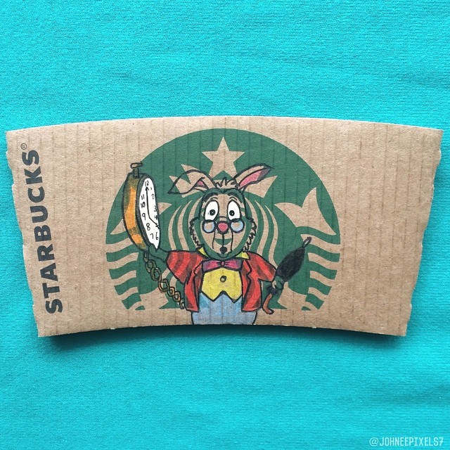 Starbucks Sleeve Art - Disney Edition