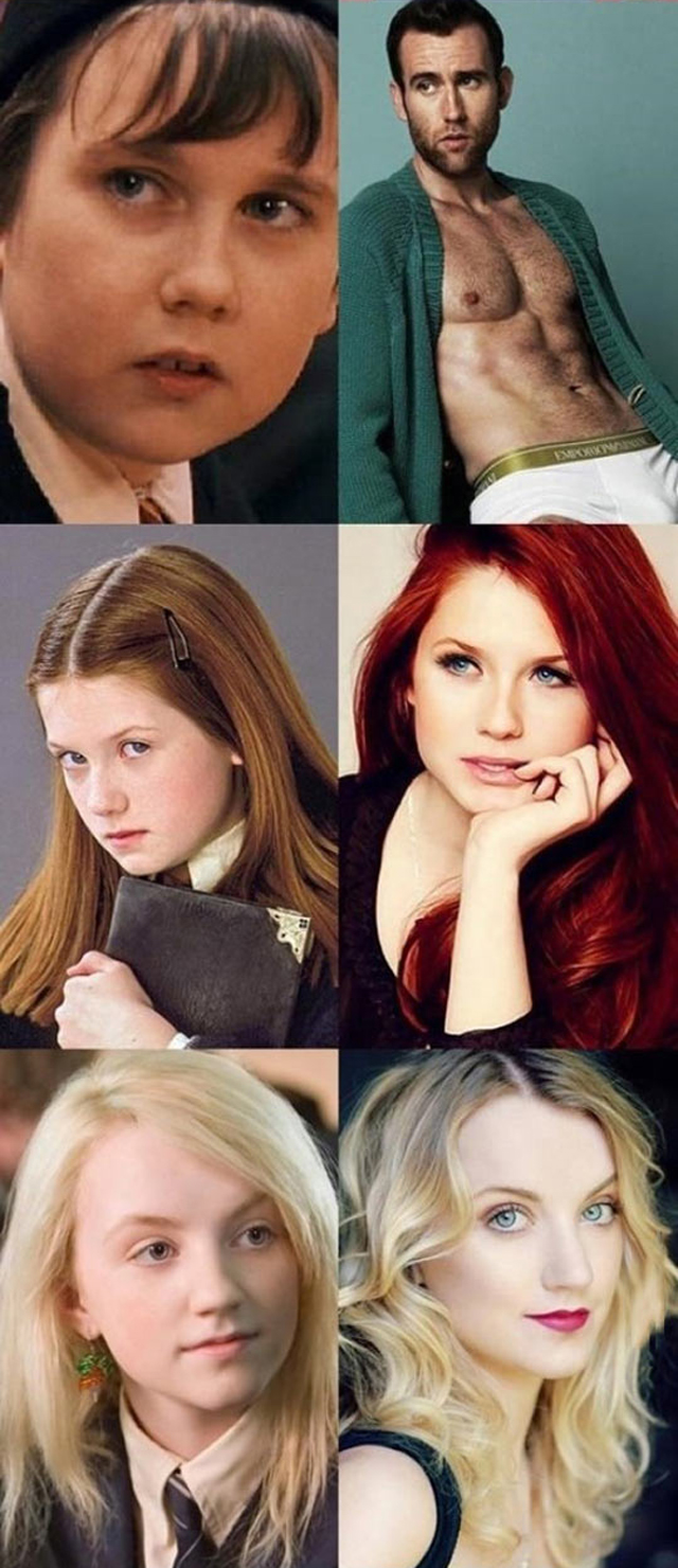 The Cast Of Harry Potter - Then And Now