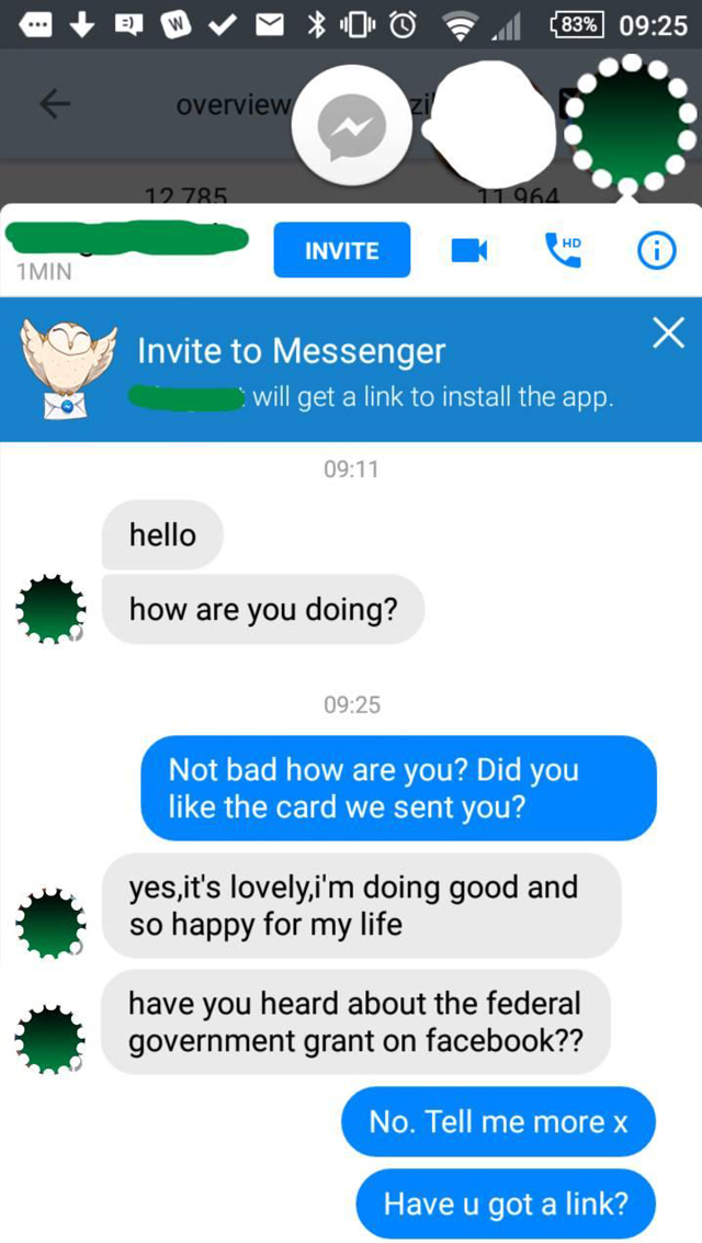 Text Trolling The Facebook Spammer