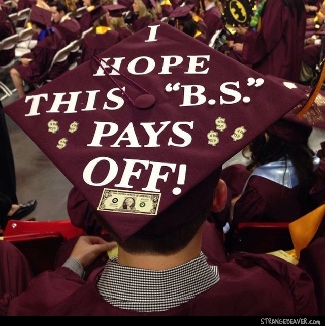 Funny graduation cap