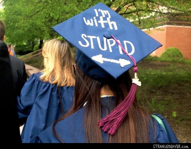 Funny graduation cap