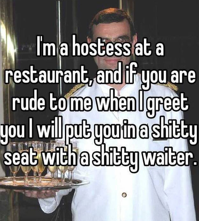 Funny Confessions From Resturant Workers