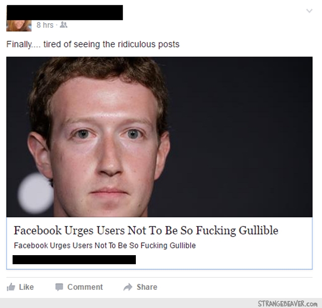 Funny Facebook Fail