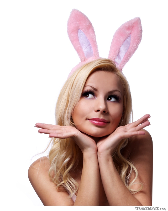 Girls In Bunny Ears Make Easter More Festive.