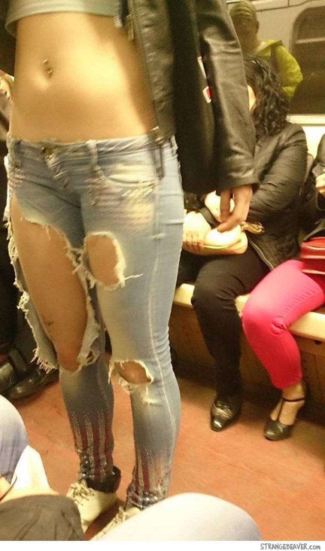 Funny things seen on the subway